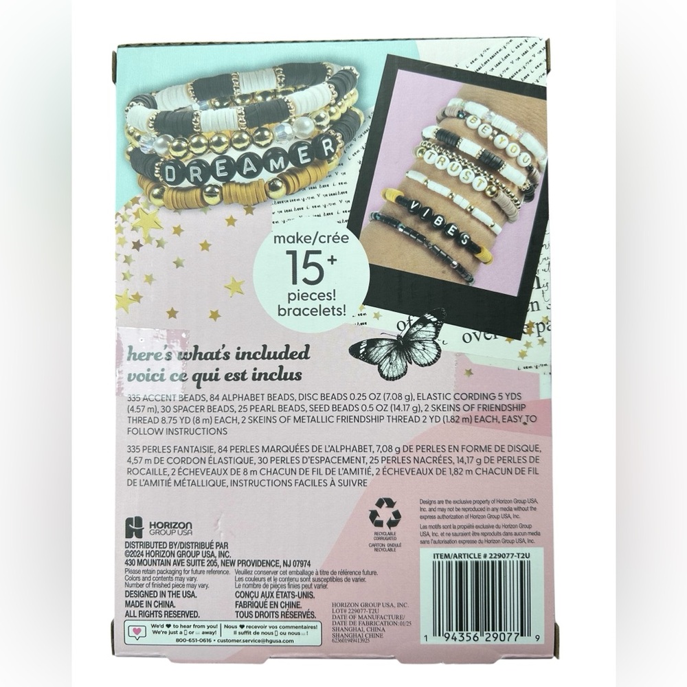 DIY Bracelet Jewelry Set Disc Beads - Picture 2 of 2
